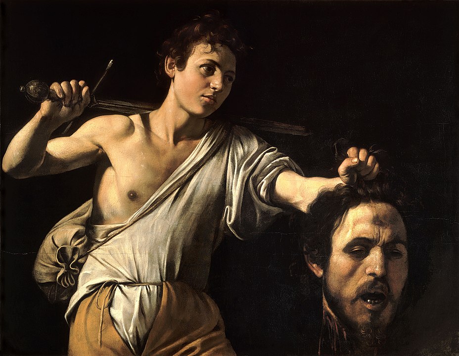 Public Domain File:David with the Head of Goliath-Caravaggio (c.1606-7).jpg Created: 1600/1601